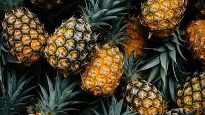 Muito abacaxis juntos