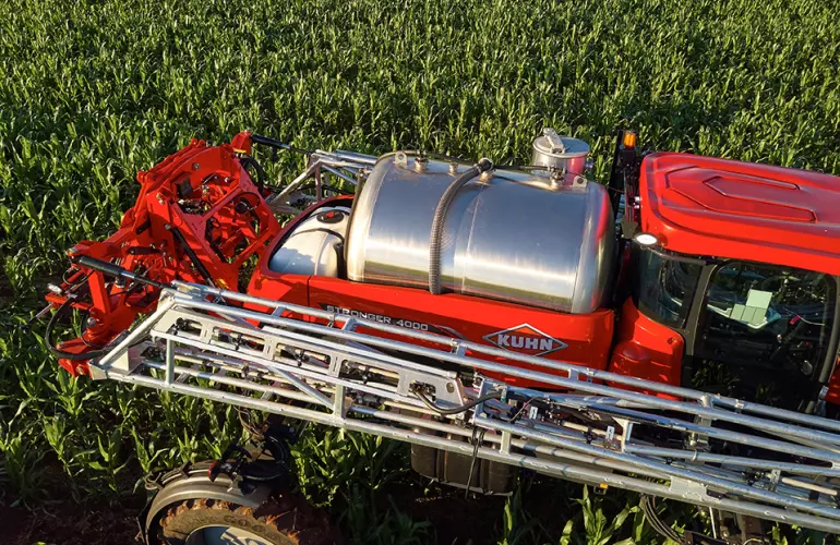 Tanque de defensivos em aço inox