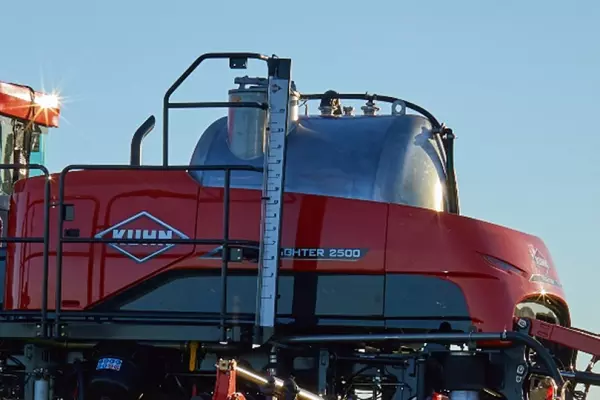 Tanque de defensivos em aço inox.