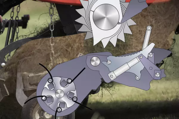 Tanto o desengate do rotor quanto a tecnologia DROPFLOOR garantem uma liberação rápida em caso de bloqueio