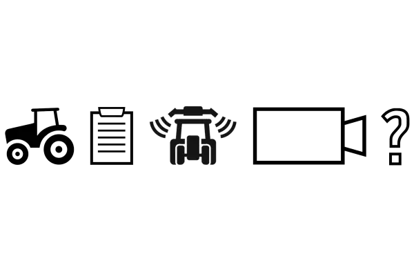 As várias aplicações CCI incluídas como norma no terminal ISOBUS CCI 800