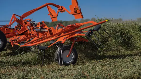 As caixas dos rotores dos espalhadores GF 1003 T são construídas para durar.