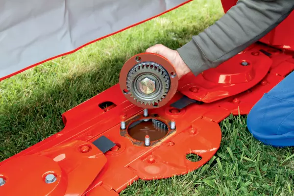 Alterado o rolamento do disco na barra de corte da Série 100