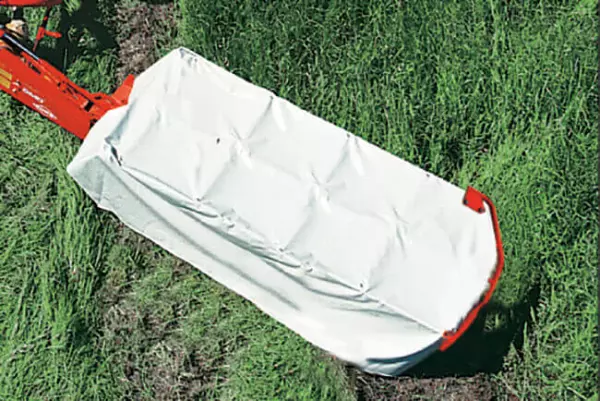 O mecanismo de segurança separado protege a barra de corte