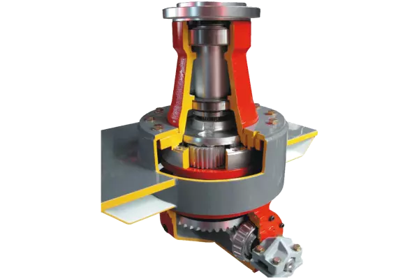 Transmissão que representa a ampla experiência e conhecimento tecnológico da KUHN.