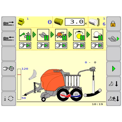 O PROCESS VIEW informa sobre o status atual dos seus processos de trabalho na máquina.
