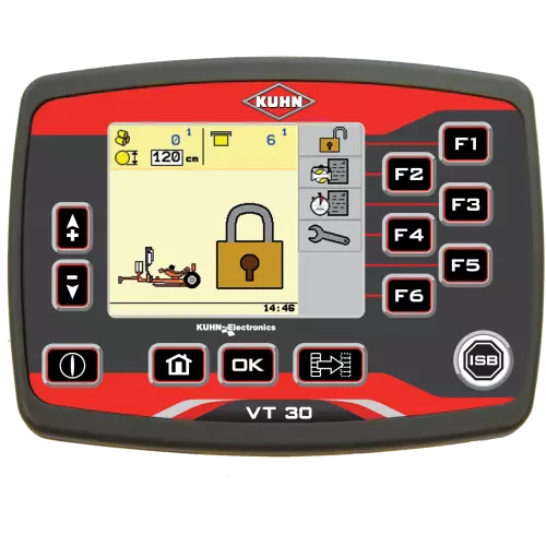 O VT 30 com touch screen de 3,5" colorida"