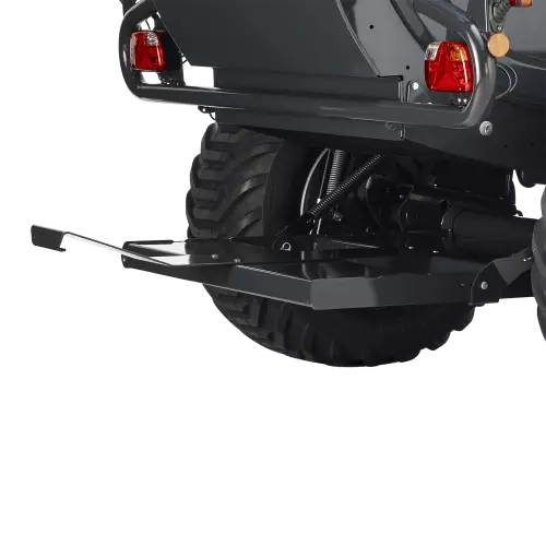 O ejetor de fardos garante uma ejeção segura do fardo