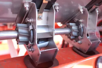 Dosadores Helica, eixos e chapa do reservatório em aço inox