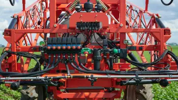 Comando de pulverização e circuito