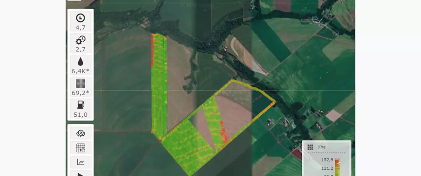 Mapa de Taxa de Aplicação