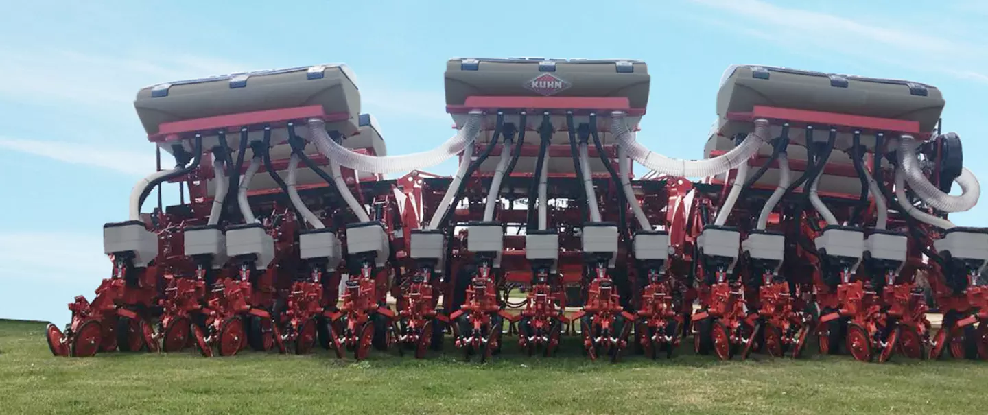 Foto com detalhes da linha da FLEX em posição de trabalho.